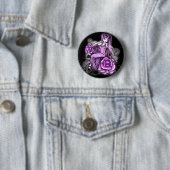 "Affinity" Roze Valentijnsdag Roos Fae Button (In situ)