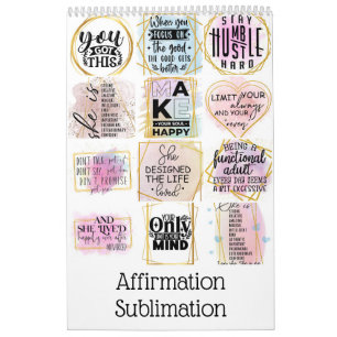 affirmatie-sublimatie kalender