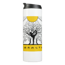 Affirmaties Yoga Boom Waterfles