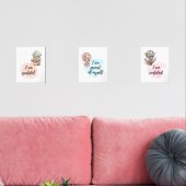 Affirmation animale motivée par des Whimsical Prin (Salon)