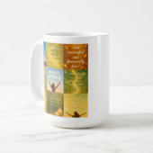 Affirmation d'argent sur votre tasse (Devant gauche)
