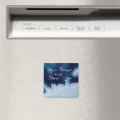 Affirmation de flocon de neige de 2 pouces Magnet  (In Situ (Lave-vaisselle))