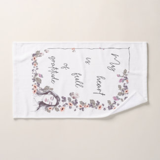 Affirmation de gratitude. Floraison de l'état d'es