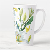 Affirmation Dernière Mug Jaune Papillon Blanc Lily (Droite)