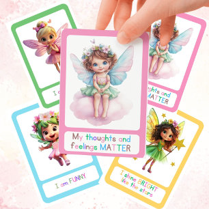 Affirmation Fée Motivationnelle Lunchbox Cartes En