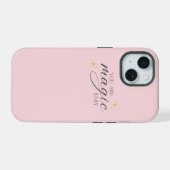 Affirmation magique rose mignon (Verso Horizontal)