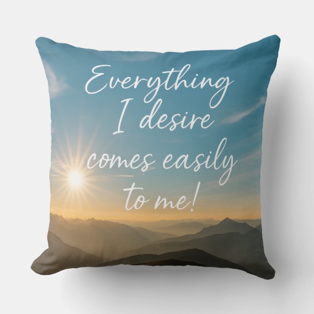 Affirmation on your pillow kussen (Voorkant)