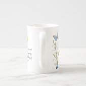 Affirmation Papillon jaune Spécialité Mug (Dos)