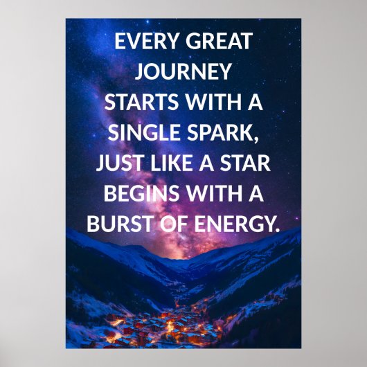 Affirmation positive Affiche de devis inspirationn (Devant)