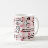 Affirmation positive amusante NICU Nurse Mug (Devant droit)