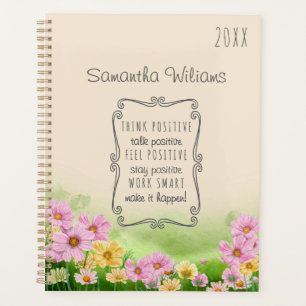 Affirmation positive personnalisée Fleur sauvage C