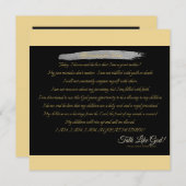 Affirmation pour les mamans - carte à note unique (Devant / Derrière)