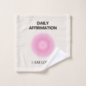 Affirmation quotidienne, Affirmation positive, Spi (Gant de toilette)