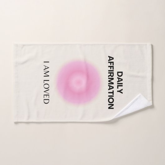 Affirmation quotidienne, Affirmation positive, Spi (Serviette à main)