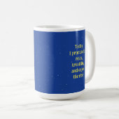 Affirmation 'Trust Life' Mug 15oz (Devant droit)