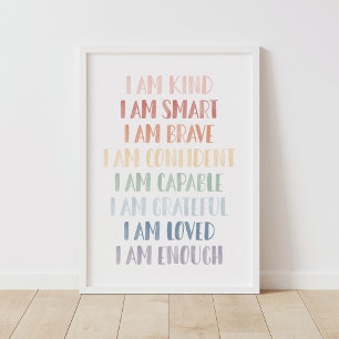 Affirmations Arc-en-ciel pour la décoration de la 