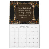 Affirmations Artiste Calendrier 12 mois (Jan 2027)