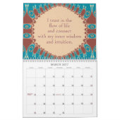 Affirmations Artiste Calendrier 12 mois (Mar 2027)
