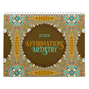 Affirmations Artiste Calendrier 12 mois