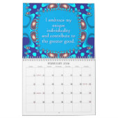 Affirmations Artiste Calendrier 12 mois (Feb 2026)