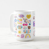 AFFIRMATIONS AUTO-AIME MUG (Devant gauche)