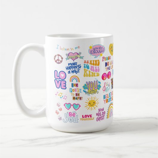 AFFIRMATIONS AUTO-AIME MUG (Gauche)