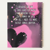 Affirmations auto-soignantes Nom du planificateur (Dos)