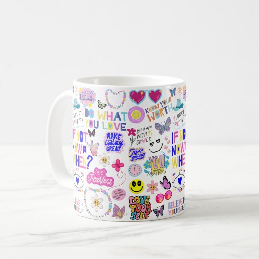 AFFIRMATIONS CAFÉ MUG (Devant gauche)