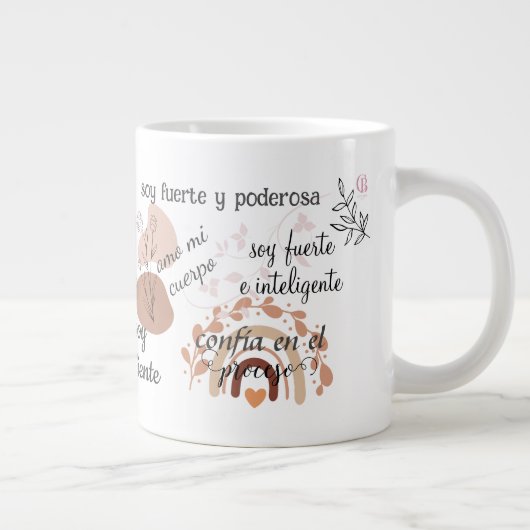 Affirmations café tasse espagnol (Droite)