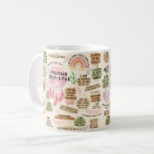Affirmations d'amour personnel positif Mug (Devant gauche)