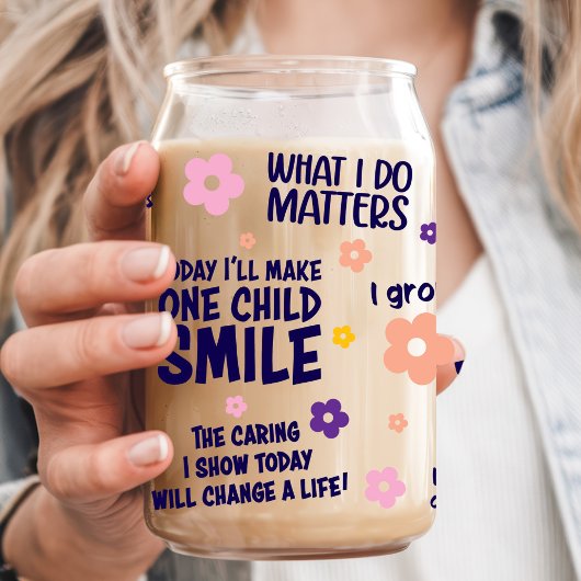 Affirmations des enseignants Floral