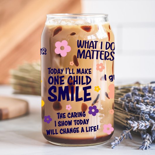 Affirmations des enseignants Floral