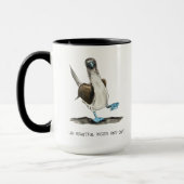 Affirmations d'oiseaux aux Galápagos Mug à café à  (Gauche)