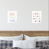 Affirmations et sentiments arc-en-ciel Décor de la (Chambre à coucher)