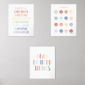 Affirmations et sentiments arc-en-ciel Salle de cl (Recto)