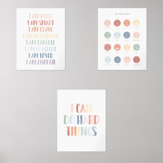 Affirmations et sentiments arc-en-ciel Salle de cl (Recto)