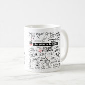 AFFIRMATIONS GOOD VIBES MUG (Devant droit)