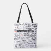 AFFIRMATIONS GOOD VIBES SAC FOURRE-TOUT (Dos)