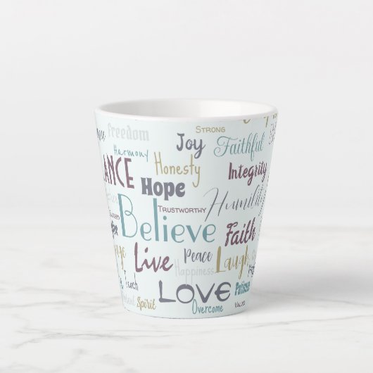 Affirmations   latte mok (Voorkant)