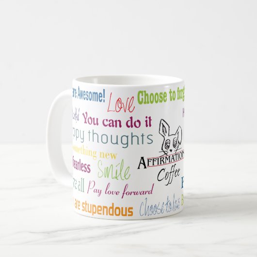 Affirmations Mug (Devant gauche)