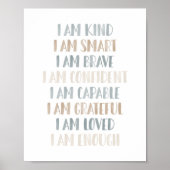 Affirmations Neutres pour la Décoration de la Nurs (Devant)