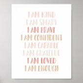 Affirmations neutres roses pour la décoration de l (Devant)