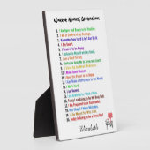 AFFIRMATIONS PLAQUE PERSONNALISÉE (Côté)