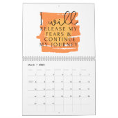 Affirmations positives| Calendrier de l'année modi (Mar 2026)