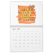 Affirmations positives| Calendrier de l'année modi (Mar 2027)