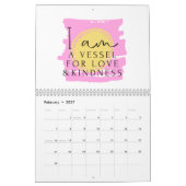 Affirmations positives| Calendrier de l'année modi (Feb 2027)