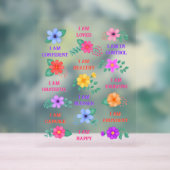 Affirmations positives Inspirational Daily Floral (Neutre)