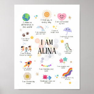 Affirmations positives pour les enfants, Affiche d