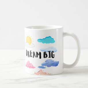 Affirmations positives   Rêver grand   Mug customi