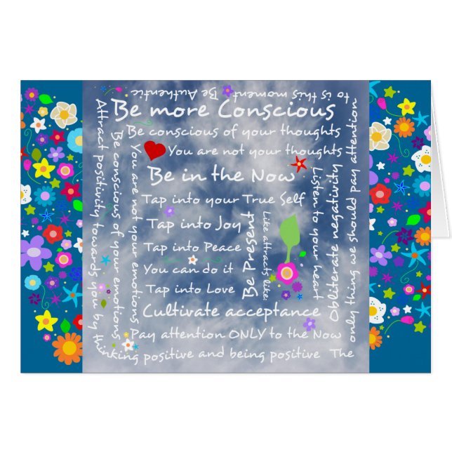 Affirmations positives spirituelles (Devant horizontal)